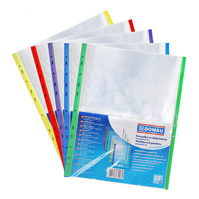 Файл А4 40мкм (25шт) глянцевий, кол. край 1774925PL-99 (40) (DONAU)